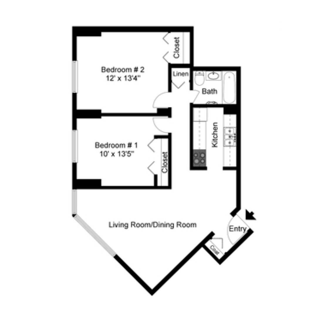 2 Bedroom